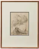 Hardy Wilson, (The Old Cart), pencil on paper