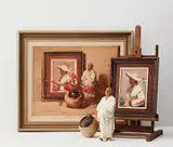 Alan Douglas Baker, Still Life Study c. 1980s; and Portrait of Marjorie (2)