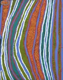 Margaret Baragurra, (Yulpartija Language Group), synthetic polymer paint on canvas