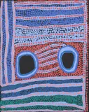 Margaret Baragurra, (Yulpartija Language Group), synthetic polymer paint on canvas