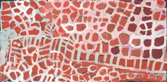 Harry Tjutjuna, (Pitjantjatjara Language Group), synthetic polymer paint on linen