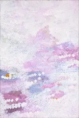 (Eastern Anmatyerr Language Group) by Kathleen Ngale, synthetic polymer paint on linen, sold Aug 2022