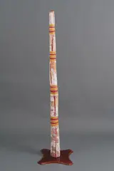 Nyapanyapa Yunupingu, (Gumatj Language Group), natural earth pigments and wood