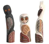 Patrick Freddy Puruntatameri, (Tiwi Language Group), natural ochres on ironwood (3)