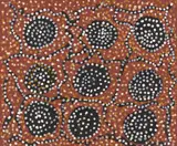 Johnny Warangkula Tjupurrula, (Pintupi Language Group), synthetic polymer paint on canvasboard