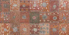 Johnny Warangkula Tjupurrula, (Pintupi Language Group), synthetic polymer paint on linen (21)