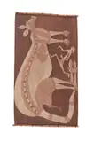 Dick Ngulei-Ngulei Murrumurru, (Kunwinjku Language Group), natural earth pigments on eucalyptus bark