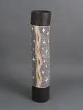 Naminapu Maymuru-White, (Manggalili Launguage Group), natural earth pigments on hollow log