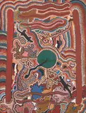 Susie Bootja Bootja Napaltjarri, (Kukatja Language Group), synthetic polymer paint on canvas