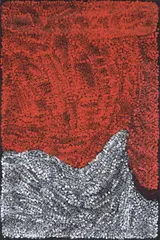 Lydia Balbal, (Yulparija Language Group), synthetic polymer paint on linen
