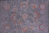 Keith Stevens, (Pitjantjatjara Language Group), synthetic polymer paint on canvas