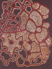 Jimmy Baker, (Pitjantjatjara Language Group), synthetic polymer paint on canvas