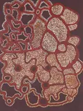Jimmy Baker, (Pitjantjatjara Language Group), synthetic polymer paint on canvas