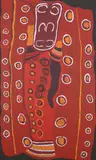 Nellie Stewart, (Pitjantjatjara Language Group), synthetic polymer paint on canvas