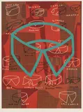 David Band, Collars, 2001, screenprint, ed. P/P