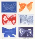 Charles Blackman, Papillon 6, etching, ed. W/P