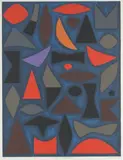 John Coburn, Night Celebration, 1991, screenprint, ed. A/P