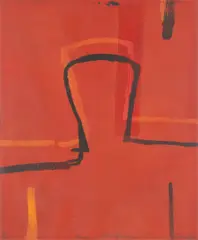 Head on Red Earth by Graham Fransella, screenprint, ed. 31/35, sold Jul 2022
