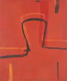 Graham Fransella, Head on Red Earth, screenprint, ed. 31/35