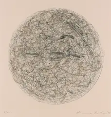 Marianne Baillieu, Untitled, 1993, drypoint etching, ed. 6/25