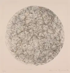 Marianne Baillieu, Untitled, 1993, drypoint etching, ed. 6/25