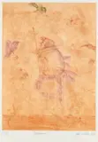 John Olsen, Papageno, 1997, etching, ed. 52/60