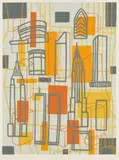 David Band, Buildings, screenprint, ed. P/P 5