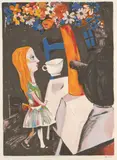 Charles Blackman, Always Tea Time, screenprint, ed. 36/75