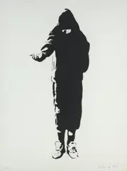 Blek le Rat, Beggar, 2006, screenprint, ed. 26/180