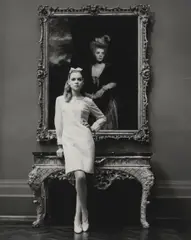 Bruno Benini, Di Young Wearing a Park Lane Dress in the National Gallery of Victoria, 1966, rag print