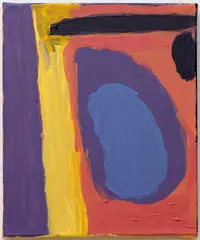 Untitled by Alanna Dodd, 2021, acrylic on canvas, sold Dec 2021
