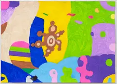 Anna Dehm, Untitled, 2021, paint pen on paper
