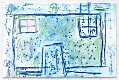 Desmond Beavis, Untitled, 2019, drypoint monoprint on paper