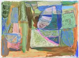 Elizabeth Dunkley, Untitled, 2019, gouache and paint pen on paper