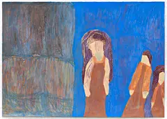 Emily Dober, Untitled, 2021, acrylic, paint pen and pencil on paper
