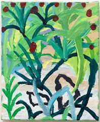 Untitled by Georgia Szmerling, 2021, acrylic on canvas, sold Dec 2021