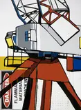 Jasper Knight, They Used to Call Me Psycho, 2012, enamel, masonite, perspex and metal sign on board