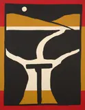 Robert Rooney, In Storyland No. 7: The Three Roads, 1993, synthetic polymer paint on canvas