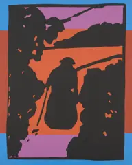 Robert Rooney, In Storyland No. 5: The Man in the Sack, 1993, synthetic polymer paint on canvas