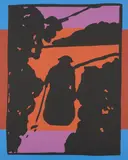 Robert Rooney, In Storyland No. 5: The Man in the Sack, 1993, synthetic polymer paint on canvas