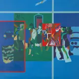 Louis James, Spyhole II, 1979, oil on canvas