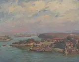 Henry Hanke, McMahon's Point, oil on board