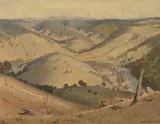 Leonard Long, The Wollondilly Valley Near Goulburn, 1953, oil on canvas