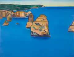 Jeffrey Makin, Port Campbell, 1979, oil on linen