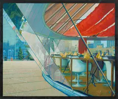 Geoff La Gerche, Bennelong Restaurant, 1978, oil on linen
