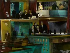 Peter Neilson, Maybe, Maybe Not, That Isn't the Question, 1999, oil on linen