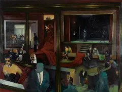 Peter Neilson, Mood Indigo, 1996, oil on canvas