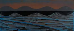 Tim Jones, Hudson River, 1991, enamel and synthetic polymer paint on wood