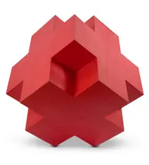 Mark Galea, Cadmium Cadmium, 2007, synthetic polymer paint on plywood