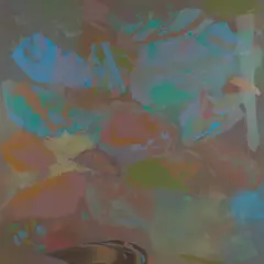 Victor Majzner, Rabiatu, 1973, acrylic on canvas